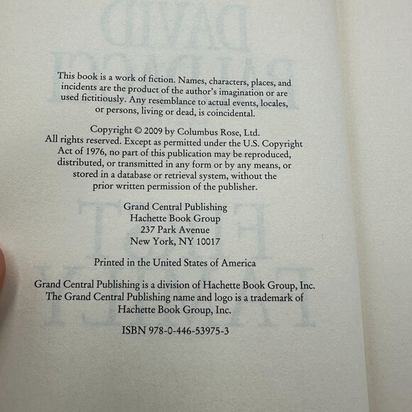 David Baldacci First Family Hardcover Novel 2009 Edition - Picture 3 of 3